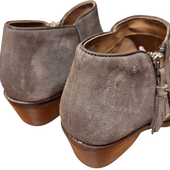 Vionic Joy Serena suedue Ankle boots 7.5 womens toupe beige casual booties - Picture 5 of 7